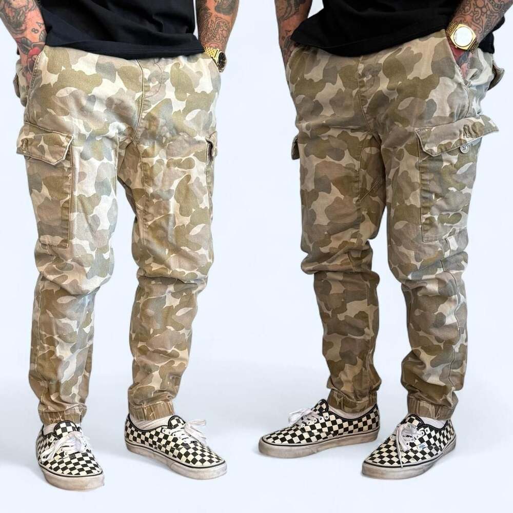 Airwalk Camo Cargo Jogger Pants